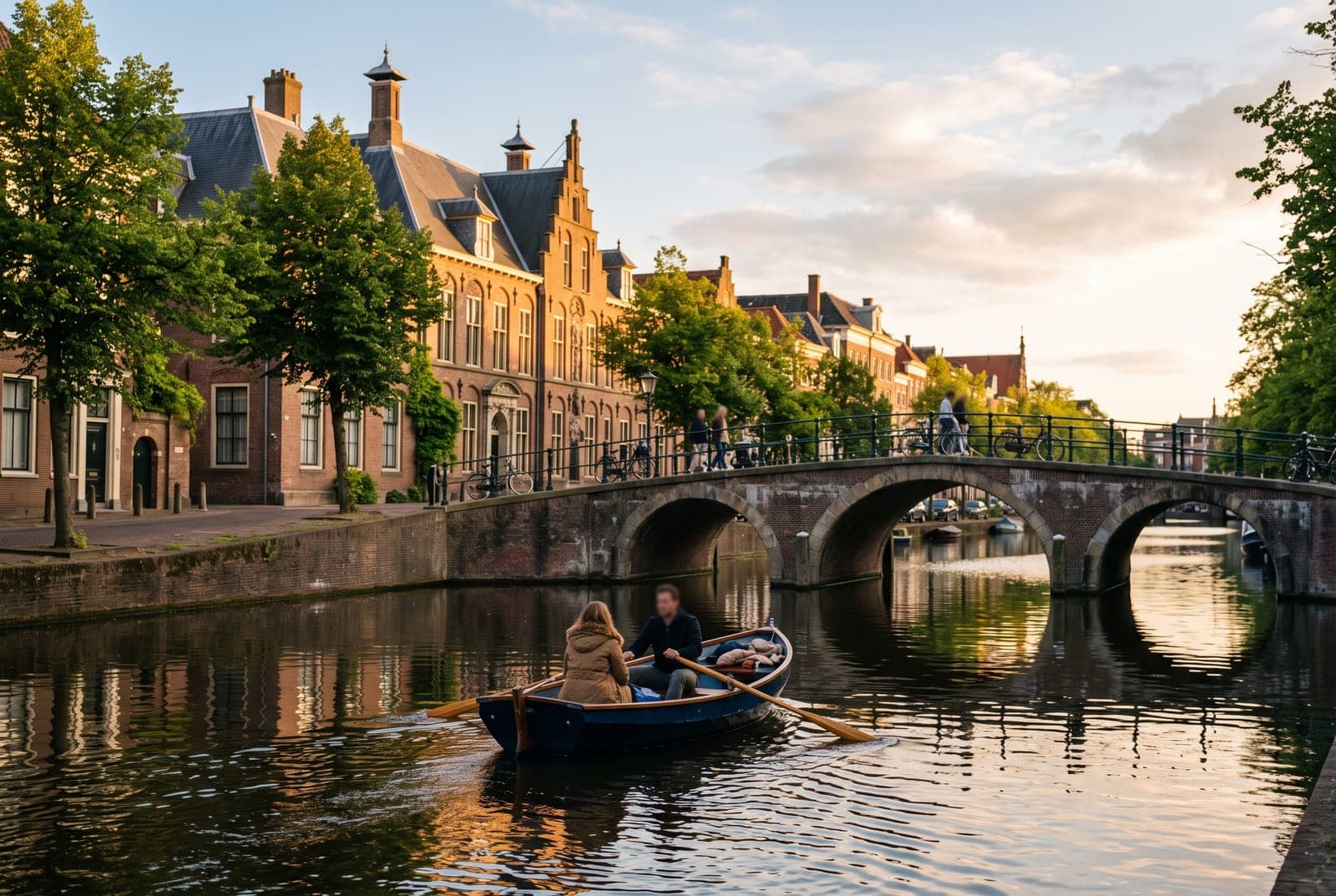 Leiden historic canal cruise